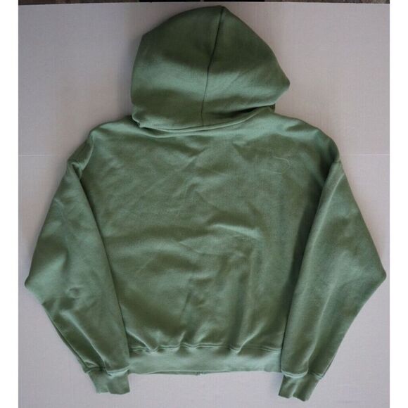 PINK Victoria's Secret WMN Sz XS Green Ivy Fleece Flare Pants Zip-Up Hoodie Set - Picture 8 of 16